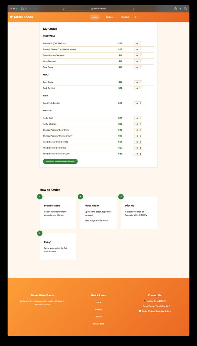 Home page continued