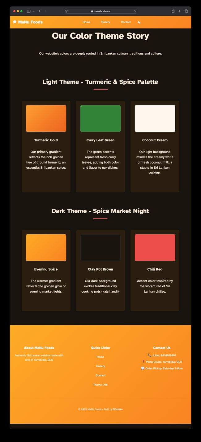 Color theme story