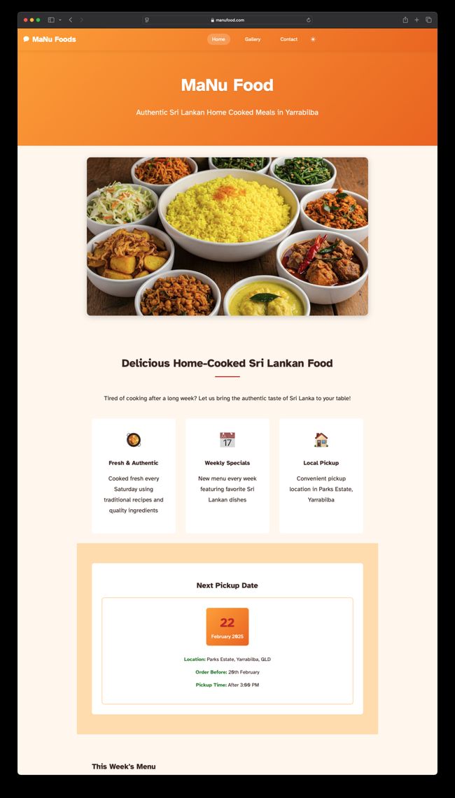 Home page top